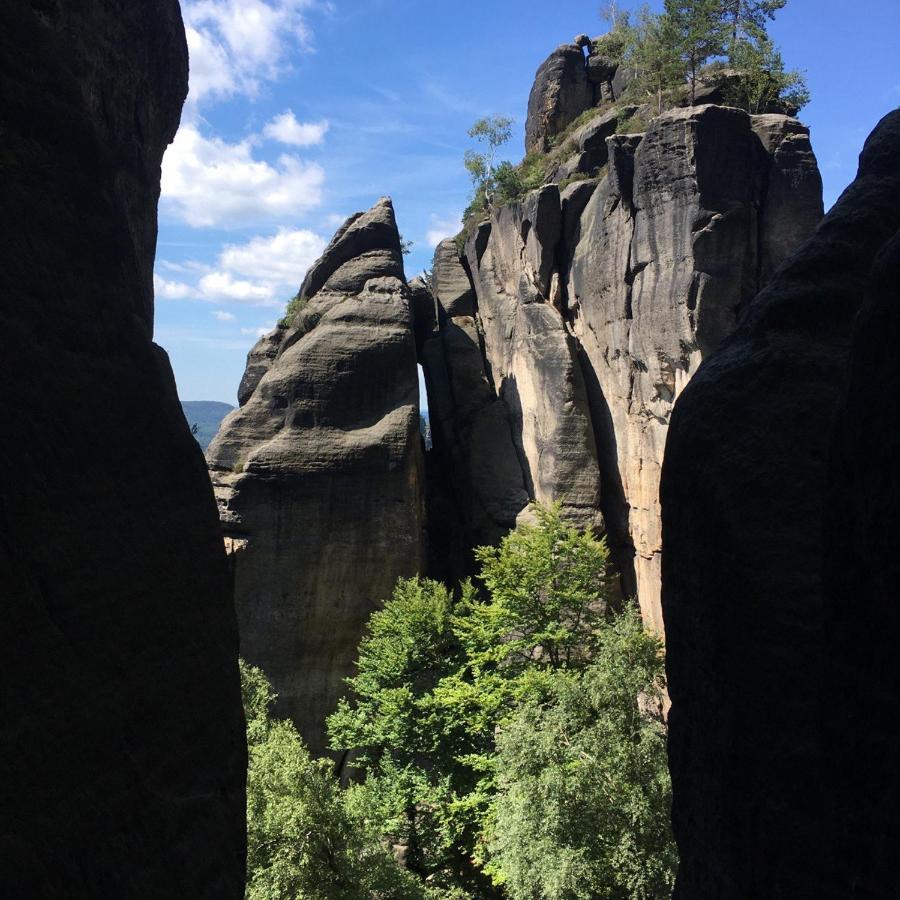 Bergblick Apartment SäChsische Schweiz Sebnitz Esterno foto